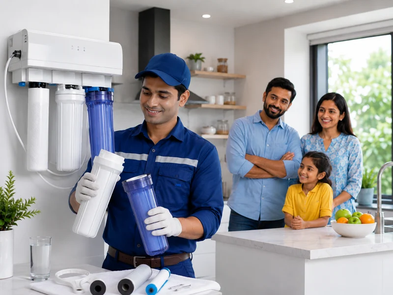 RO filter and component replacement service