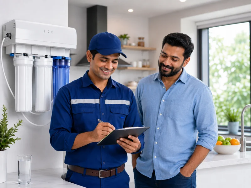 RO uninstallation and filter replacement